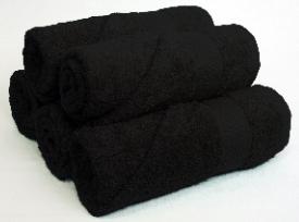 Полотенце махровое для SPA (без борд.) 500 гр/м, черное 